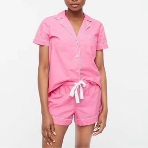 JCrew pink, short 2 piece pajama.  NWT